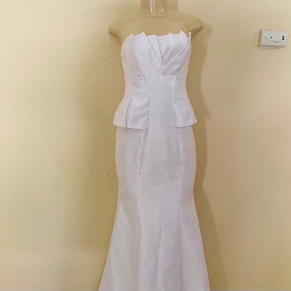 Simply Liliana JCP Strapless Wedding Dress White